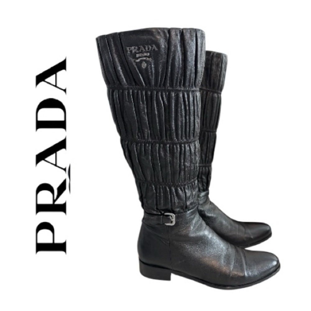 Vintage Prada Women's Elegant Boots
